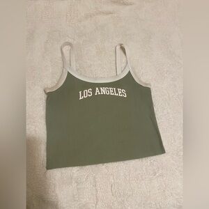 green women's tank top